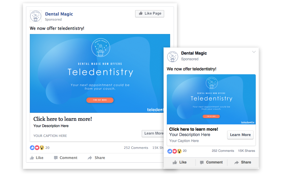 Teledentistry Social Ad Download